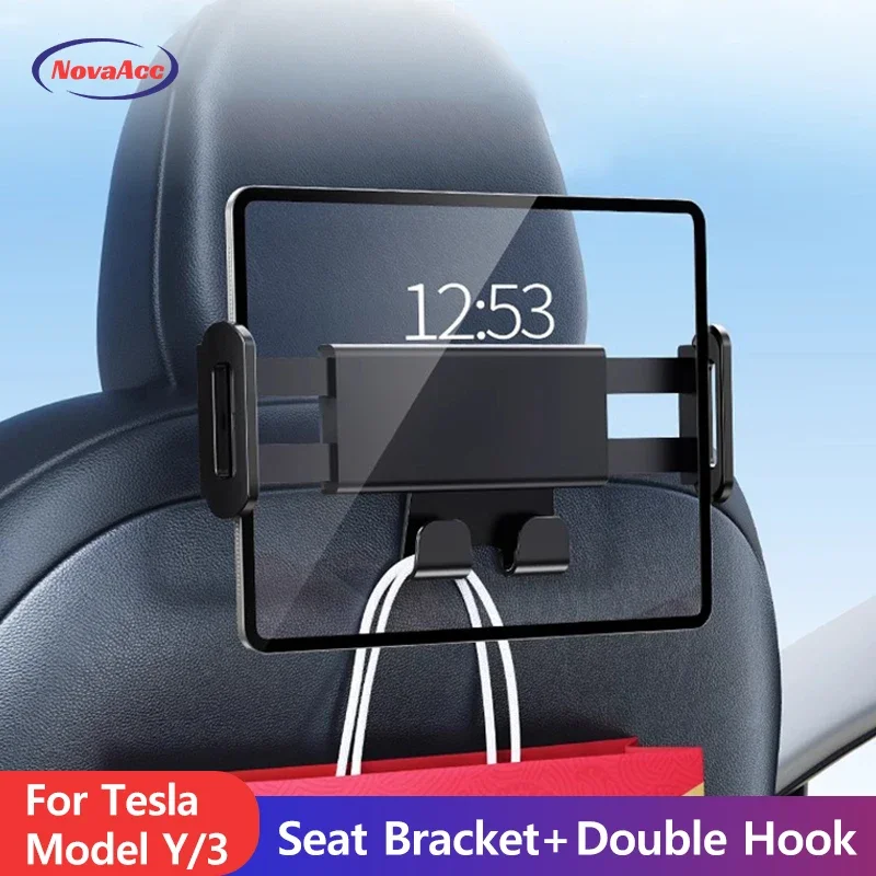 Tablet And Accessories Bag - Car Headrest Mount Holder for Tesla
