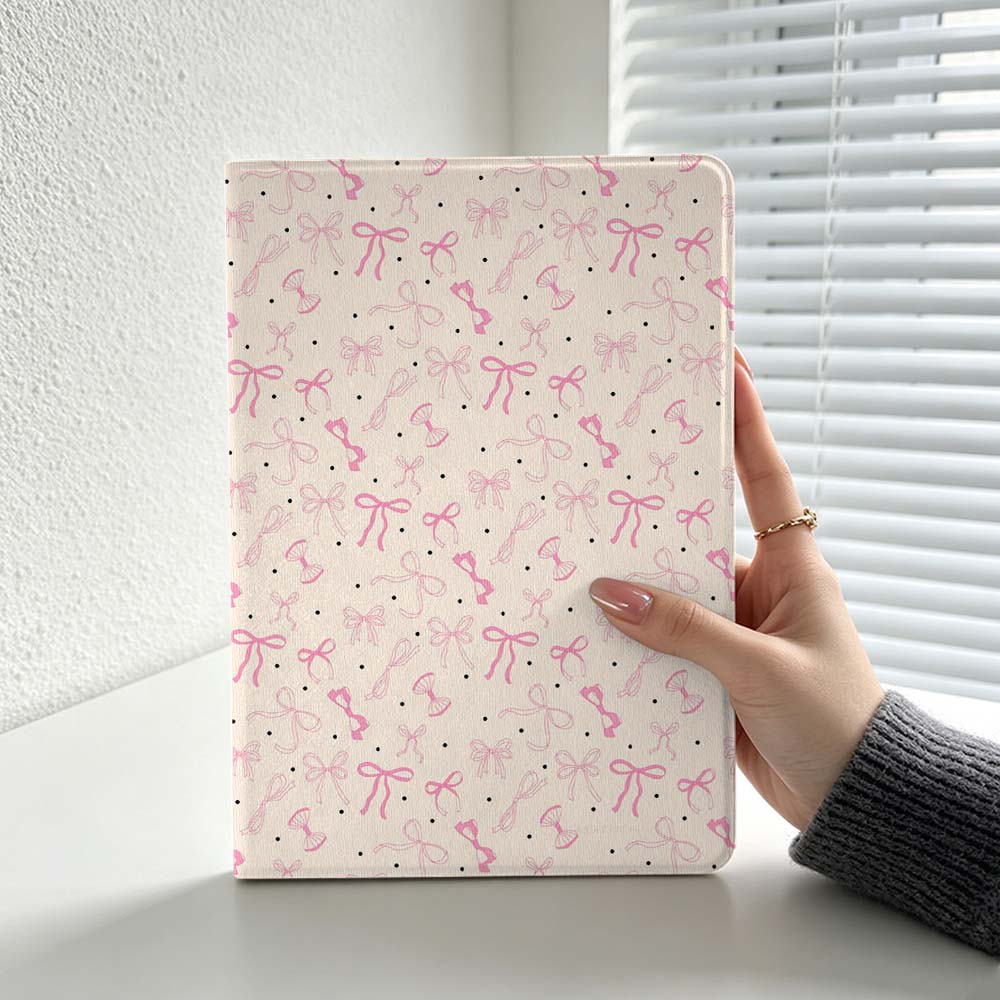 Lenovo Tablet M10 Accessories - Minimalist Pink Bow Pattern For Lenovo