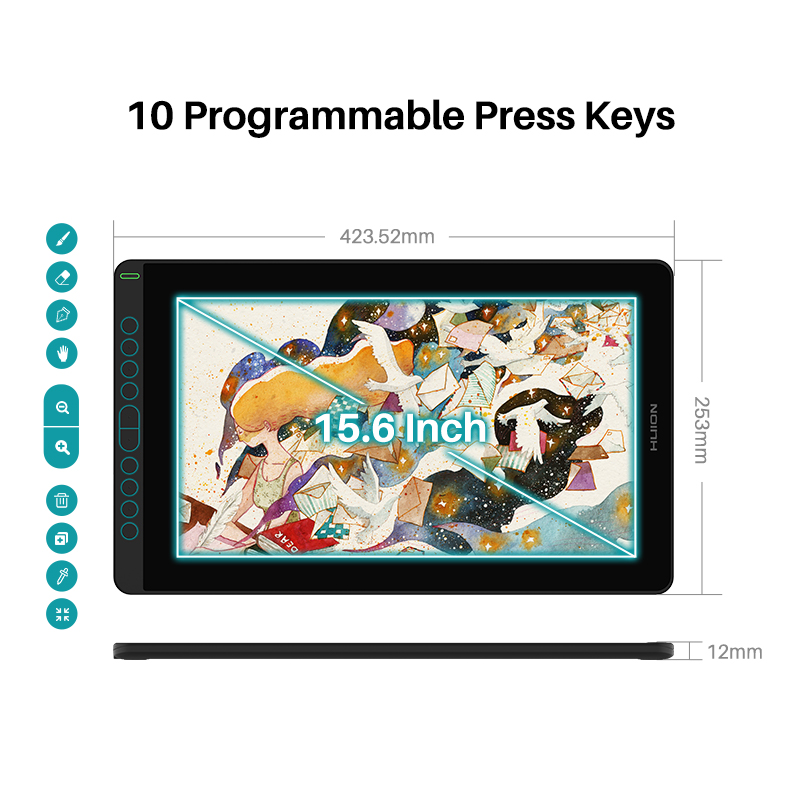 HUION New Arrival Kamvas 16(20 - Huion Tablet Accessories 评论和价格