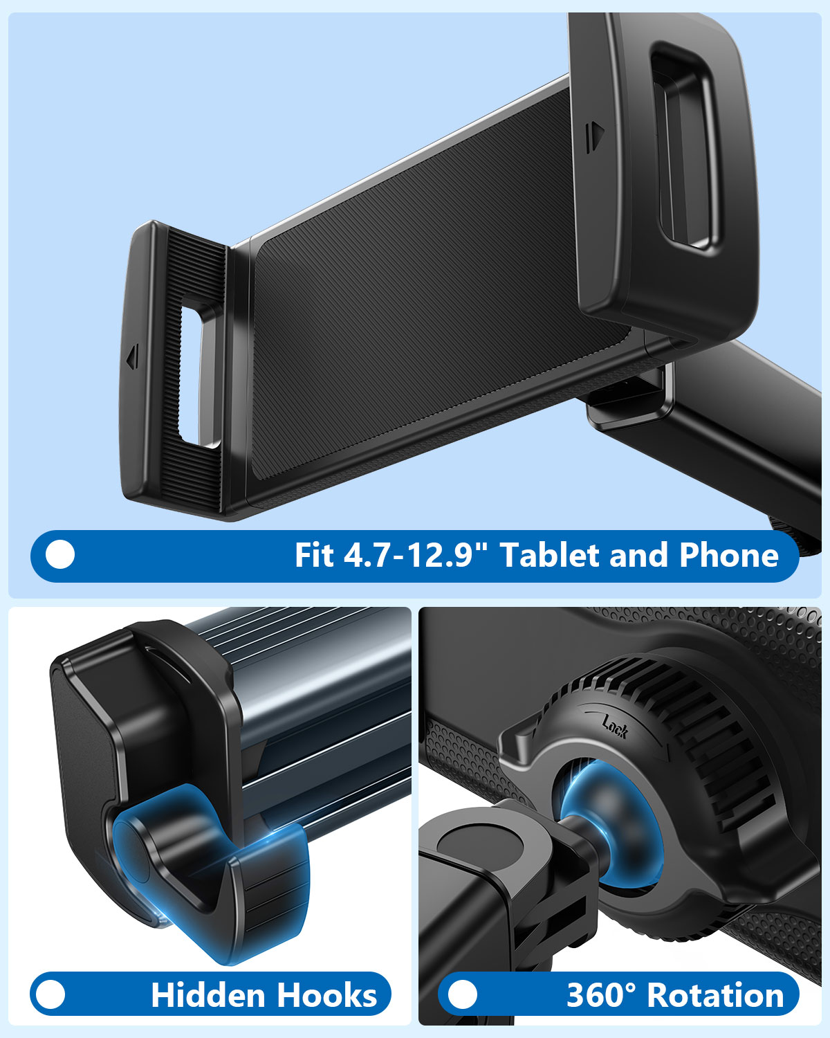 Hipacool Car Tablet Holder Sta - Trimble Tablet Accessories 评论和价格