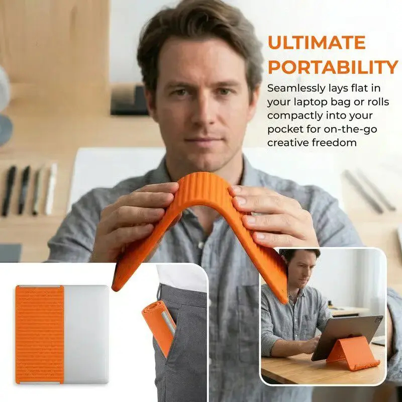 Silicone Foldable Phone Stand  - Tablet Accessories Gifts 评论和价格
