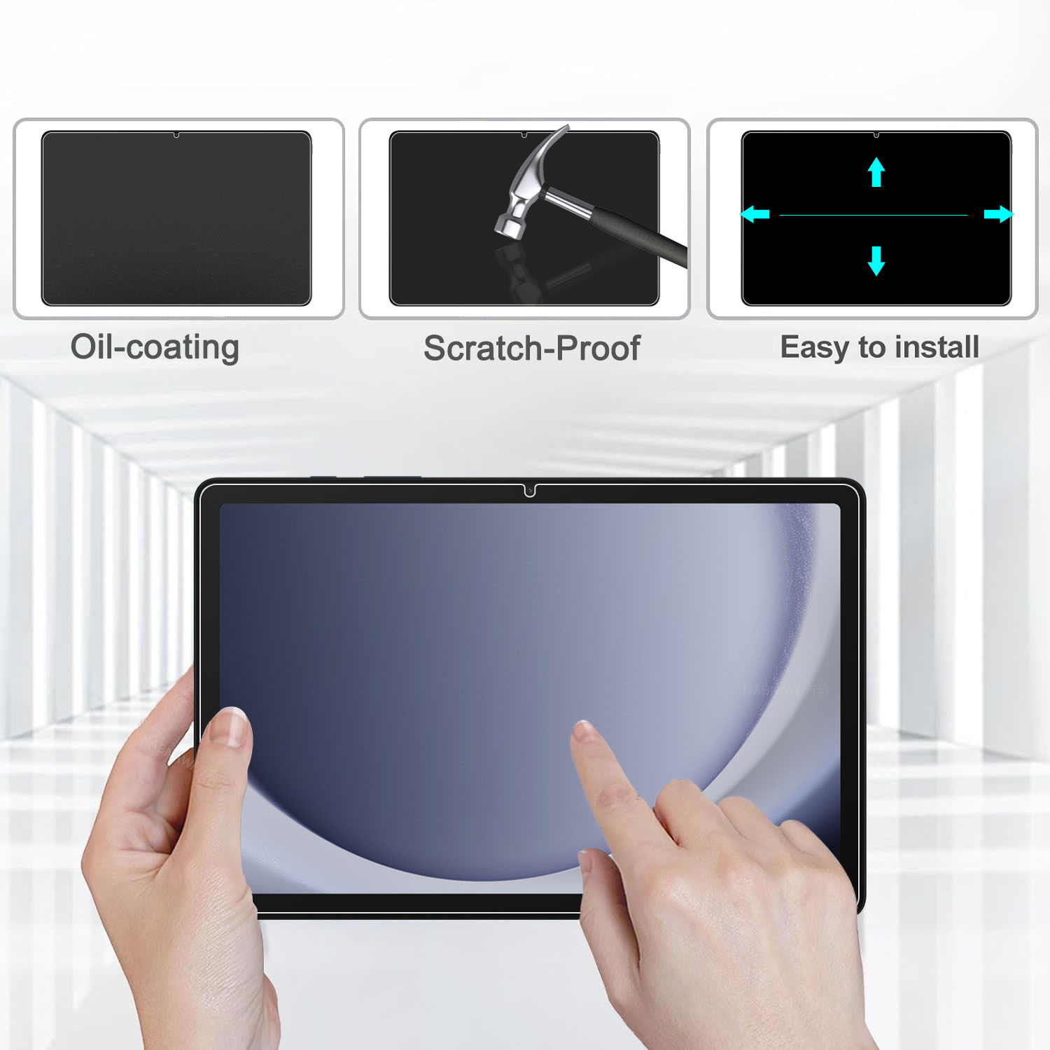 2 Pieces HD Scratch Proof Scre - Galaxy Tablet Accessories 评论和价格