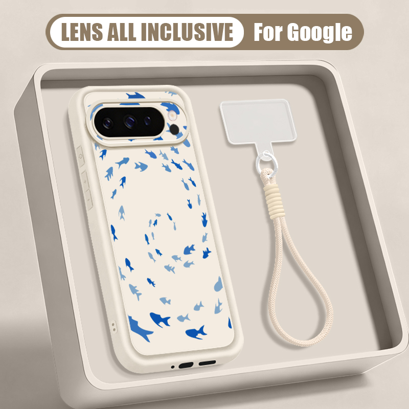 Humpback Whale Print Wrist Str - Google Pixel 8A 评论和价格