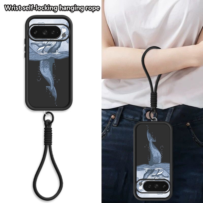 Humpback Whale Print Wrist Str - Google Pixel 8A 评论和价格