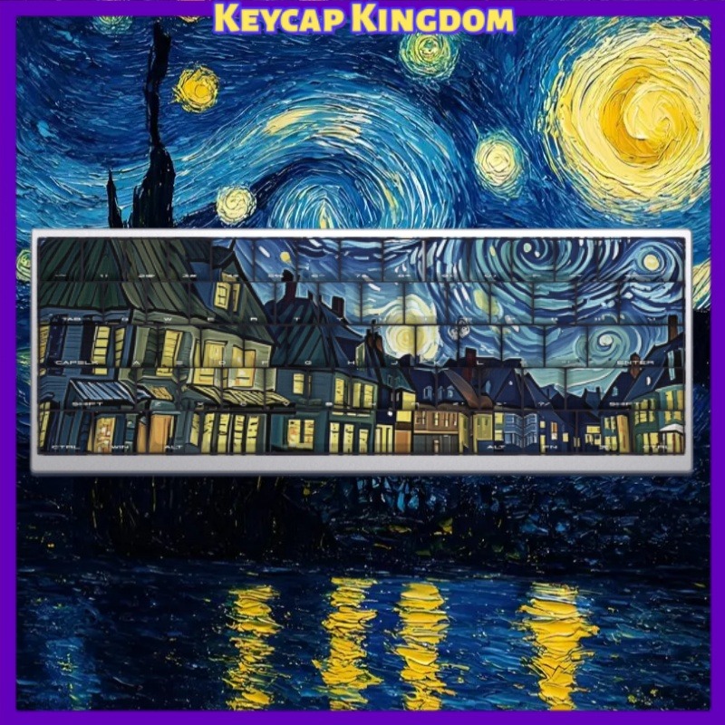 Van Gogh Starry Sky Theme Keyc - Tablet Accessories Gifts 评论和价格