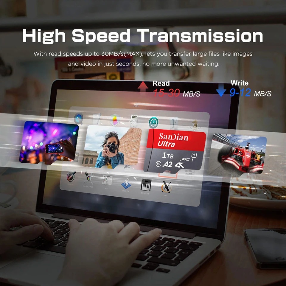 High Speed UHS-I U3 V30 A2 Mem - Microsd Card Tablet 评论和价格