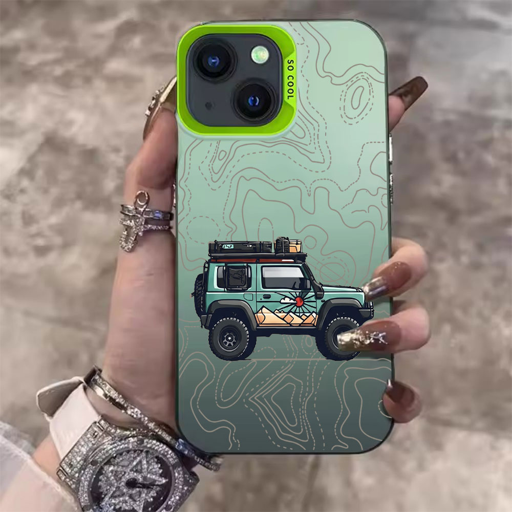 Simple Car Pattern Phone Case  - Apple Iphone 15 Pro Max 评论和价格