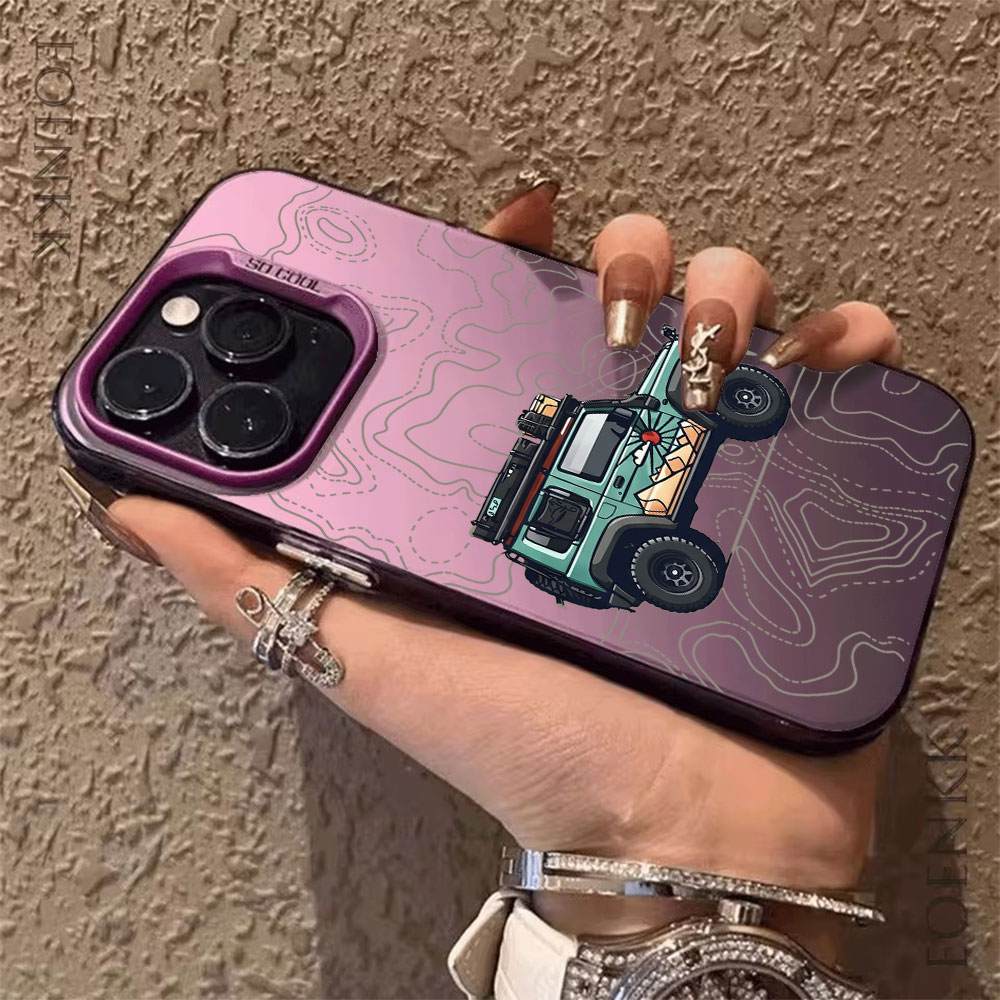 Simple Car Pattern Phone Case  - Apple Iphone 15 Pro Max 评论和价格