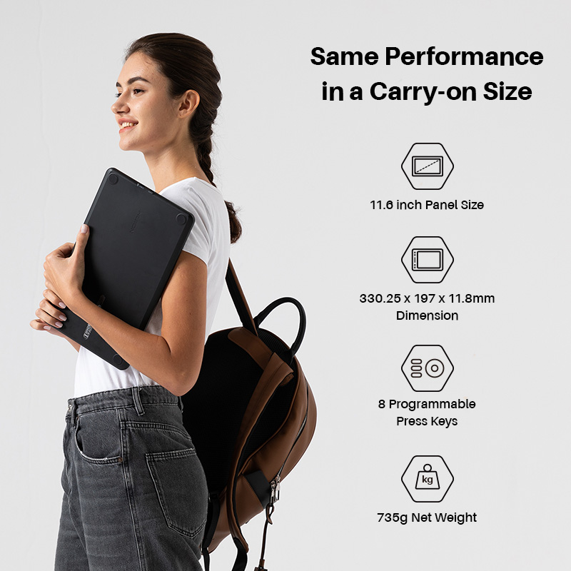 HUION Kamvas 12 Graphic Tablet - Huion Tablet Accessories 评论和价格