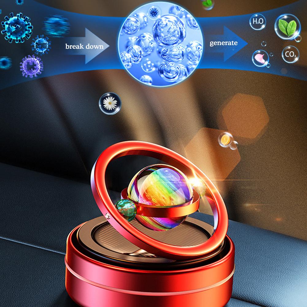 Solar Rotating Car Aromatherap - Tablet Accessories Gifts 评论和价格